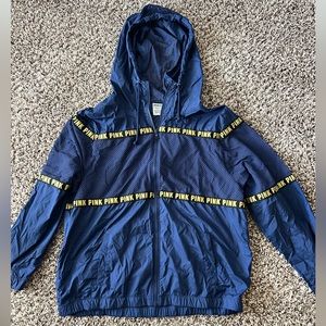 PINK WOMENS WINDBREAKER/WORKOUT JACKET